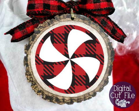 Round Ornament Bundle, Christmas Svg Buffalo Plaid Bundle SVG Crafty Mama Studios 