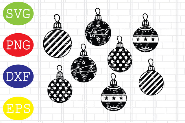 Round ornament SVG, Christmas ornament SVG, Tree ornament svg, Blank ornament cut file, Laser cut file, Christmas bauble svg, DIY ornaments SVG DigitalSvgFiles 