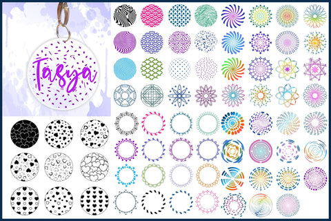 Round Patterns Monogram Keychain SVG Bundle, Keychain SVG Designs, Keychain SVG Bundle, Keychain Sublimation Designs, Keychain Sublimation Bundle, Round Pattern SVG Bundle, Round Patterns SVG Design SVG D2PUTRI, SVG BUNDLE, SUBLIMATION BUNDLE, T SHIRT DESIGNS BUNDLE 