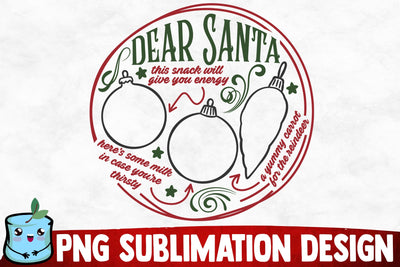 Round Santa Tray 3 SVG Cut File SVG MintyMarshmallows 