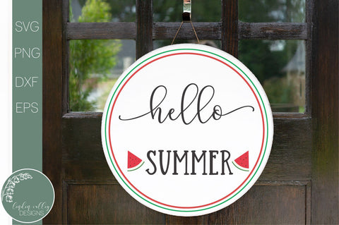 Round Sign Bundle Svg-Seasons Svg-Farmhouse Door Hanger Svg SVG Linden Valley Designs 