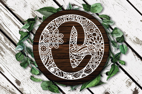 Round Sign Mandala Alphabet SVG Bundle SVG Old Market 