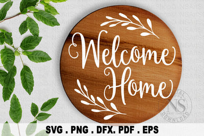 Round sign svg bundle, Welcome sign svg, farmhouse svg, farmhouse welcome door sign svg, home sweet home svg, welcome to our home svg SVG NS Arts Shop 