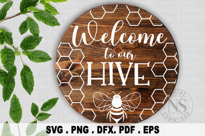Round sign svg bundle, Welcome sign svg, farmhouse svg, farmhouse welcome door sign svg, home sweet home svg, welcome to our home svg SVG NS Arts Shop 
