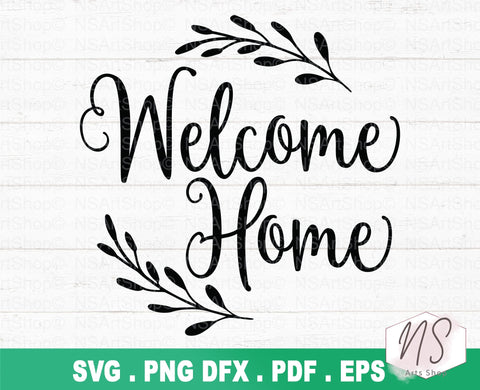 Round sign svg bundle, Welcome sign svg, farmhouse svg, farmhouse welcome door sign svg, home sweet home svg, welcome to our home svg SVG NS Arts Shop 