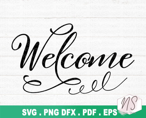 Round sign svg, Welcome sign svg, farmhouse svg, farmhouse welcome door sign svg, home sweet home svg, welcome to our home svg SVG NS Arts Shop 