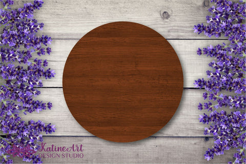 Round wood sign mockup Circle farmhouse flat lay mock up Mock Up Photo KatineArt 