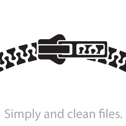 Round zipper frame SVG TribaliumArtSF 