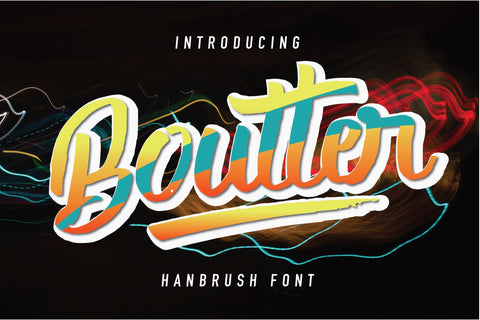 Routter suck Handbrush Font Font nearzz 