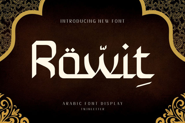 Rowit Font twinletter 