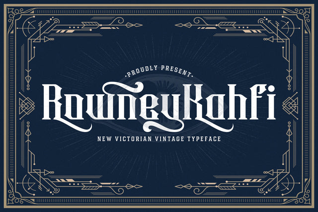 Rowney Kahfi - Victorian Style Font Font StringLabs 