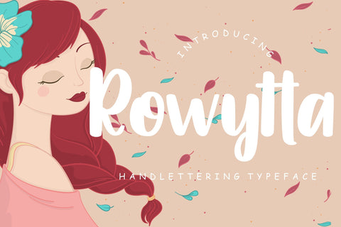 Rowytta Handlettering Typeface Font Creatype Studio 