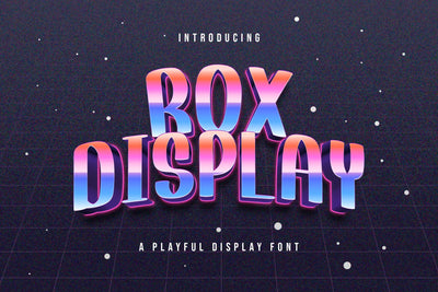 Rox Display - Playful Display Font Font StringLabs 