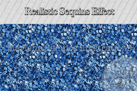 Royal Blue Sequins Skinny Tumbler Sublimation Sublimation Marlene Campos 