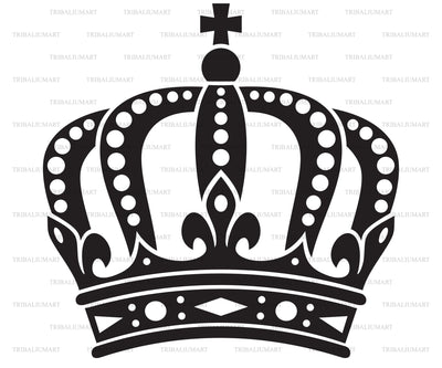 Royal crown - heraldic element SVG TribaliumArtSF 