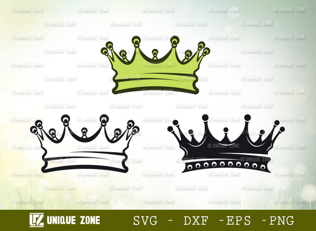 Royal Crown SVG Cut File, Crown Svg, Princess Crown Svg, Princess Svg, King Crown Svg, Queen Crown Svg, Princess Tiara Svg, SVG Unique Zone 