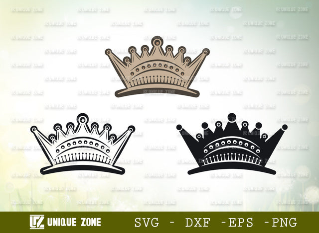 Royal Crown SVG Cut File, Crown Svg, Princess Crown Svg, Princess Svg, King Crown Svg, Queen Crown Svg, Princess Tiara Svg, SVG Unique Zone 