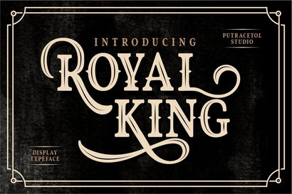 Royal King Font PutraCetol Studio 