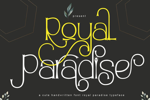Royal Paradise Font JH-CreativeFont 