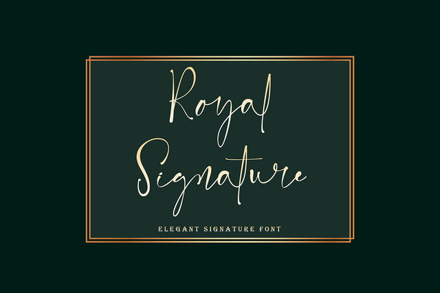Royal Signature Font Prasetya Letter 