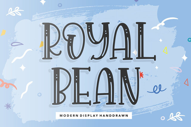 ROYALBEAN Modern Display Handdraw Font Font Balpirick 