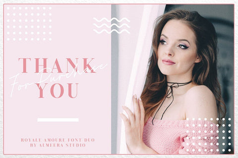 Royale Amoure Font Duo Font studioalmeera 