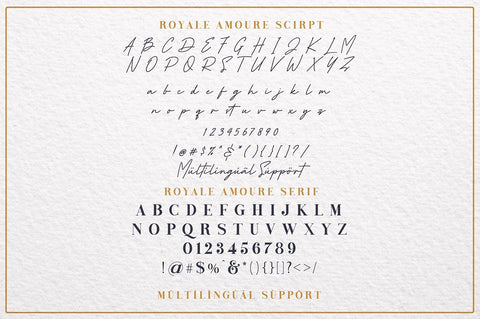 Royale Amoure Font Duo Font studioalmeera 