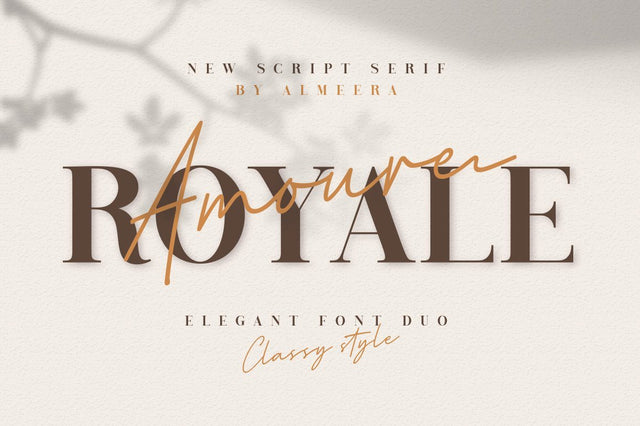 Royale Amoure Font Duo Font studioalmeera 