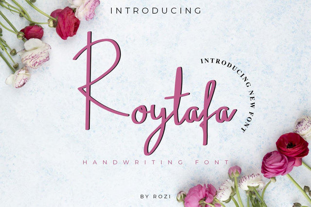 Roytafa Font twinletter 