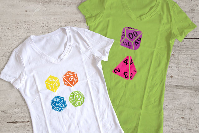 RPG Dice Set SVG Designed by Geeks 