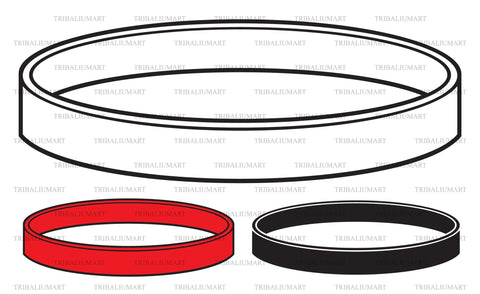 Rubber bracelets SVG TribaliumArtSF 