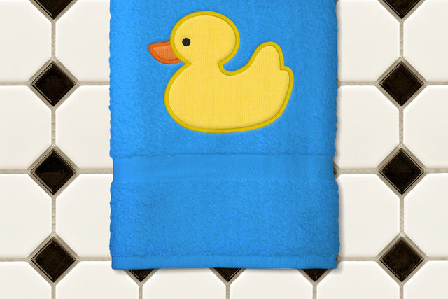 Rubber Duck Applique Embroidery Embroidery/Applique DESIGNS Designed by Geeks 