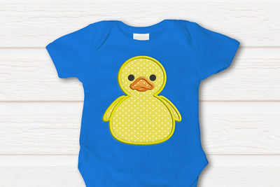 Rubber Duck Front Applique Embroidery Embroidery/Applique DESIGNS Risa Rocks It 