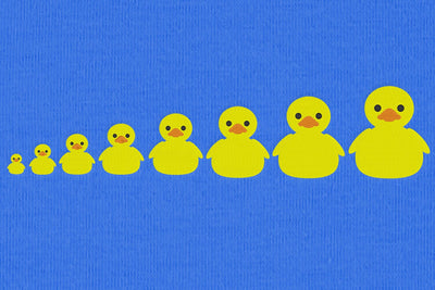 Rubber Duck Front Mini Embroidery Embroidery/Applique DESIGNS Risa Rocks It 