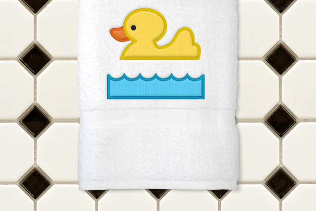 Rubber Duck Split Applique Embroidery Embroidery/Applique DESIGNS Designed by Geeks 