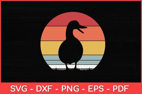 Rubber Duck Vintage Rubber Duckie Retro Svg Design SVG artprintfile 