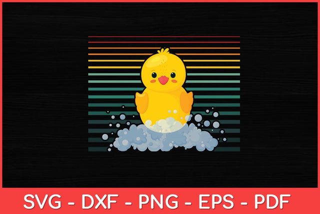 Rubber Ducky Lover Rubber Duck Vintage Svg Design SVG artprintfile 