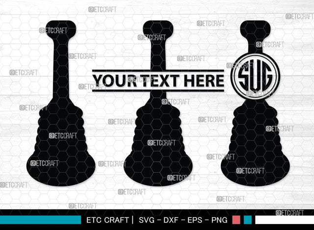 Rubber Plunger Monogram, Rubber Plunger Silhouette, Bathroom Svg, Toilet Plunger Svg, Rubber Plunger Svg, Rubber Sink Plunger Svg, SB00084 SVG ETC Craft 