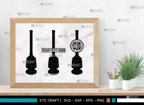 Rubber Plunger Monogram, Rubber Plunger Silhouette, Bathroom Svg, Toilet Plunger Svg, Rubber Plunger Svg, Rubber Sink Plunger Svg, SB00084 SVG ETC Craft 