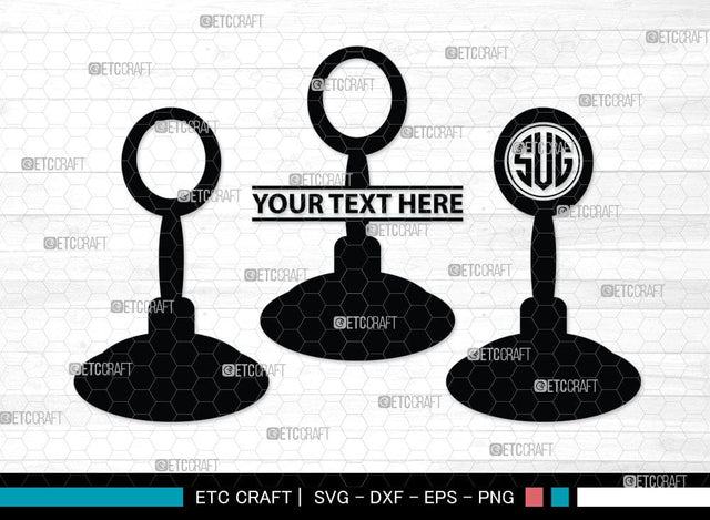 Rubber Plunger Monogram, Rubber Plunger Silhouette, Bathroom Svg, Toilet Plunger Svg, Rubber Plunger Svg, Rubber Sink Plunger Svg, SB00084 SVG ETC Craft 