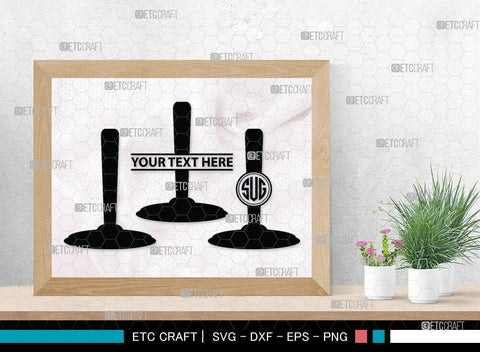 Rubber Plunger Monogram, Rubber Plunger Silhouette, Bathroom Svg, Toilet Plunger Svg, Rubber Plunger Svg, Rubber Sink Plunger Svg, SB00084 SVG ETC Craft 