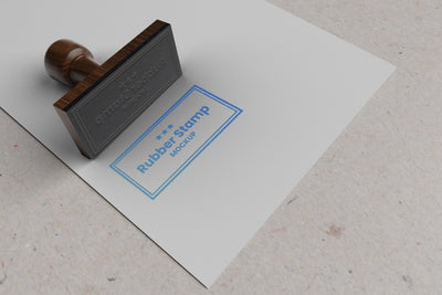 Rubber Stamp Mockup Mock Up Photo Mrletters 