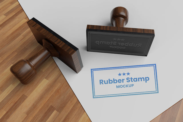 Rubber Stamp Mockup Mock Up Photo Mrletters 