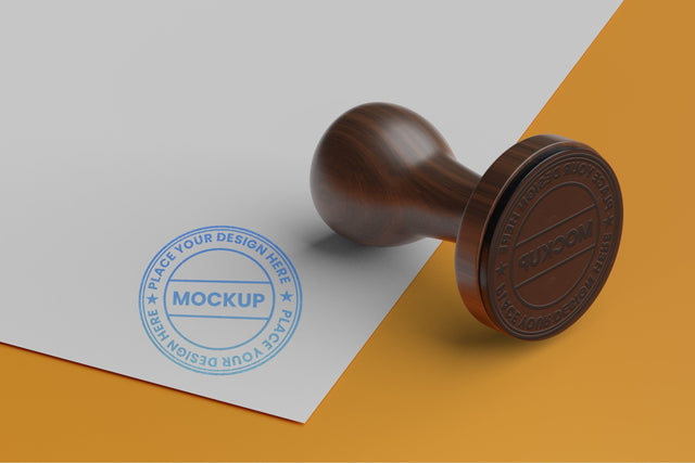 Rubber Stamp Mockup Mock Up Photo Mrletters 