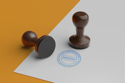 Rubber Stamp Mockup Mock Up Photo Mrletters 