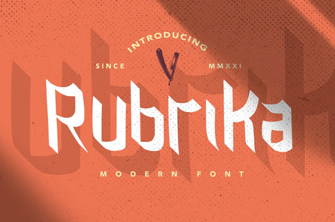 Rubrika Font Font Vultype Co 