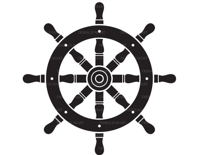 Rudder icon SVG TribaliumArtSF 