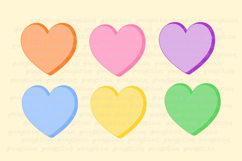 Rude & Crude Conversation Hearts PNG for Sublimation Sublimation Greedy Stitches 