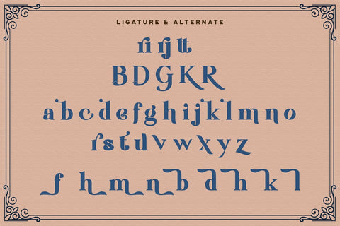 Rudisfave - Decorative Serif Font Font StringLabs 