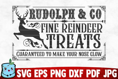 Rudolph And Co Fine Reindeer Treats SVG MintyMarshmallows 